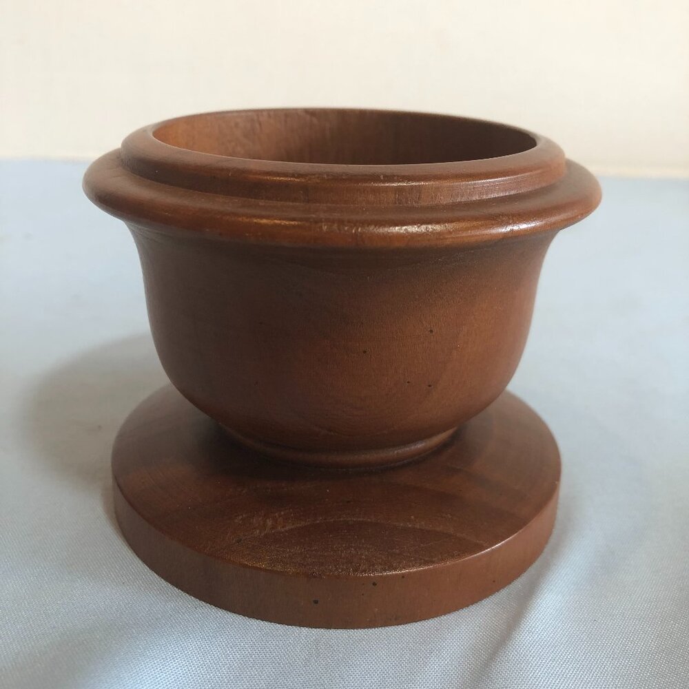 Charles Lesters' Wooden Pillar Candle Holder #JS